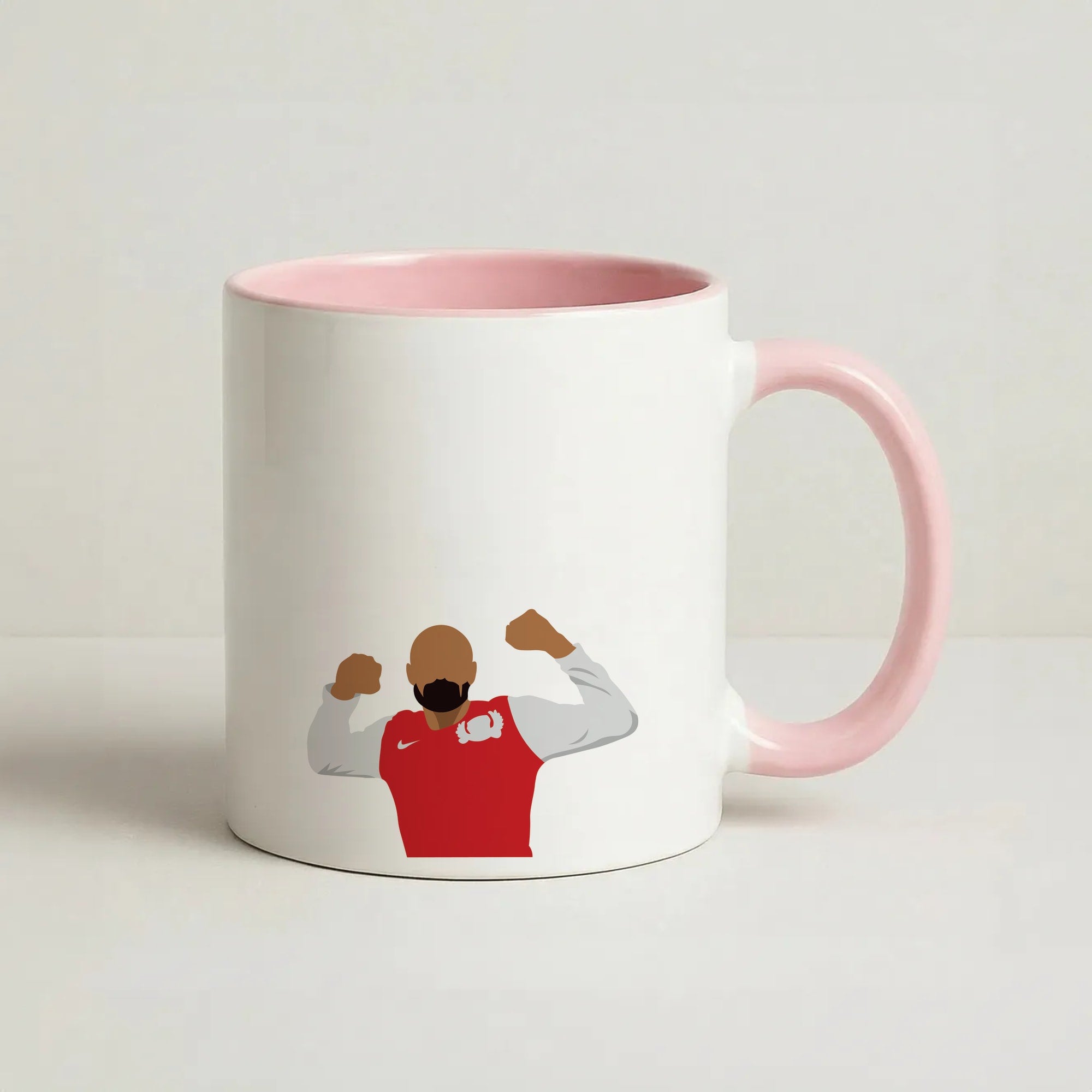 Henry - Football Coffee Pink Mug