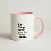 Eat Sleep Watch VPD Repeat Mug 2