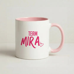 Team Mira Coffee Pink Mug