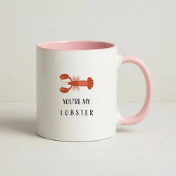 You're My Lobster Coffee Pink Mug