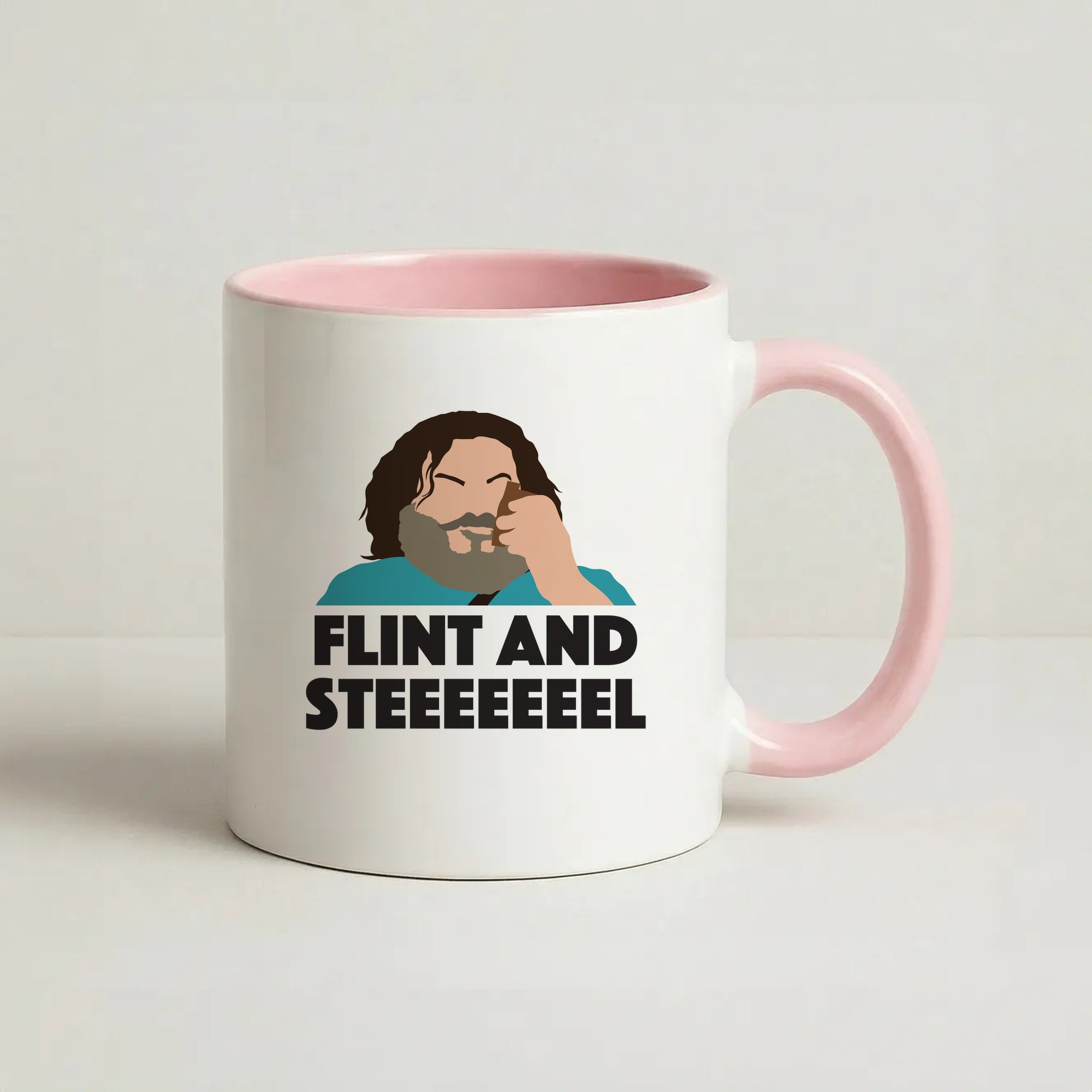 Flint And Steel Coffee Pink Mug