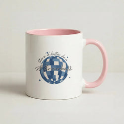 Mirrorball Coffee Pink Mug