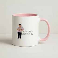 Sad Little Life Jane - British Pop Culture Coffee Pink Mug