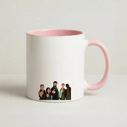 The Boys Coffee Pink Mug