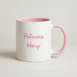 Princess - Personalised Fairytale Coffee Pink Mug