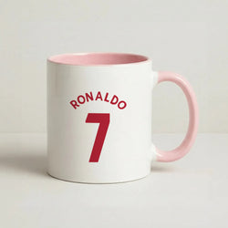 Iconic 7 - Ronaldo Coffee Pink Mug