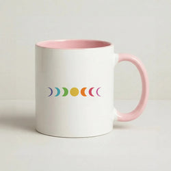 Band Moon Cycle Coffee Pink Mug