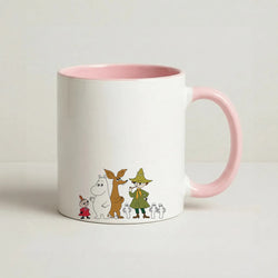 Moom Characters Coffee Pink Mug