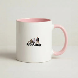 Parkour Coffee Pink Mug