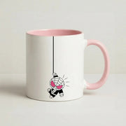 Pink Hanging Spider Hero  Mug 2