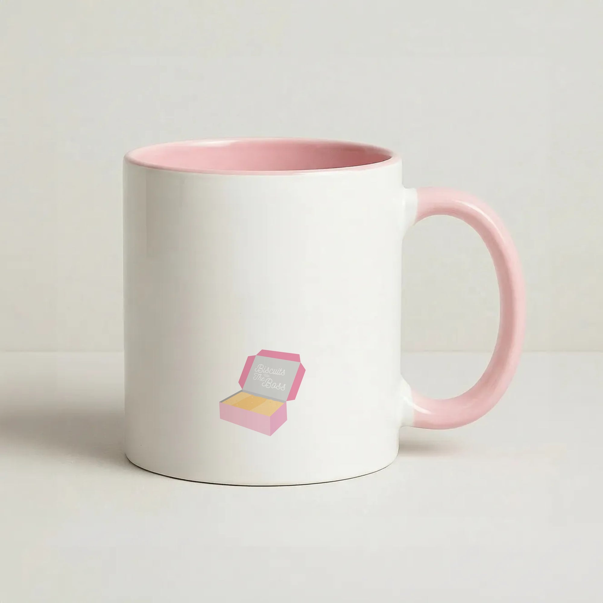 Biscuits Coffee Pink Mug
