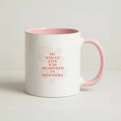 Dasies Quote Coffee Pink Mug