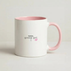XOXO Gossip Coffee Pink Mug