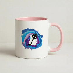 Coraline Key Coffee Pink Mug