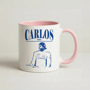 Carlos White And Blue Mug 2
