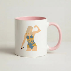 The Man - Taylor Coffee Pink Mug