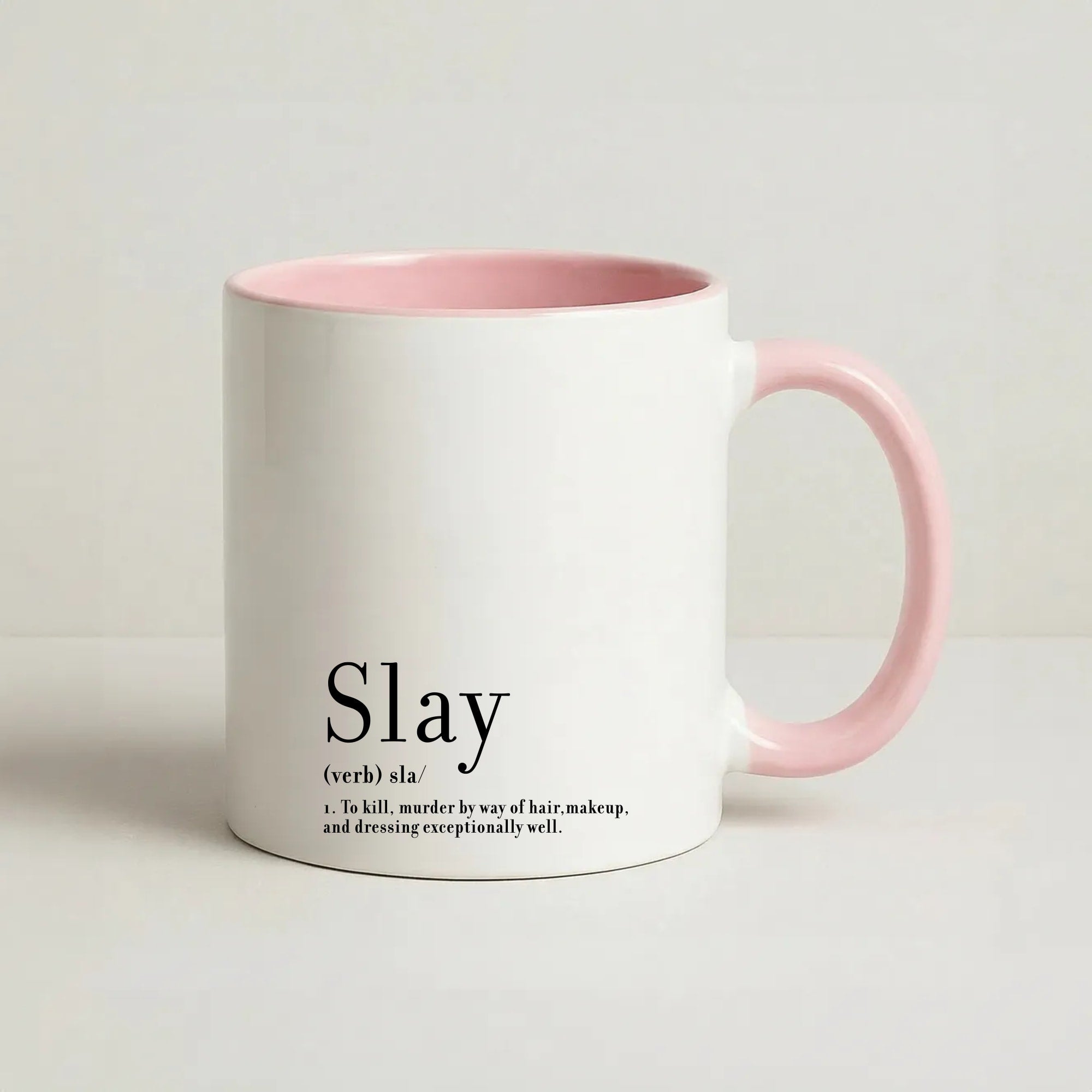 Slay Coffee Pink Mug