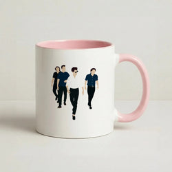 Walking Coffee Pink Mug