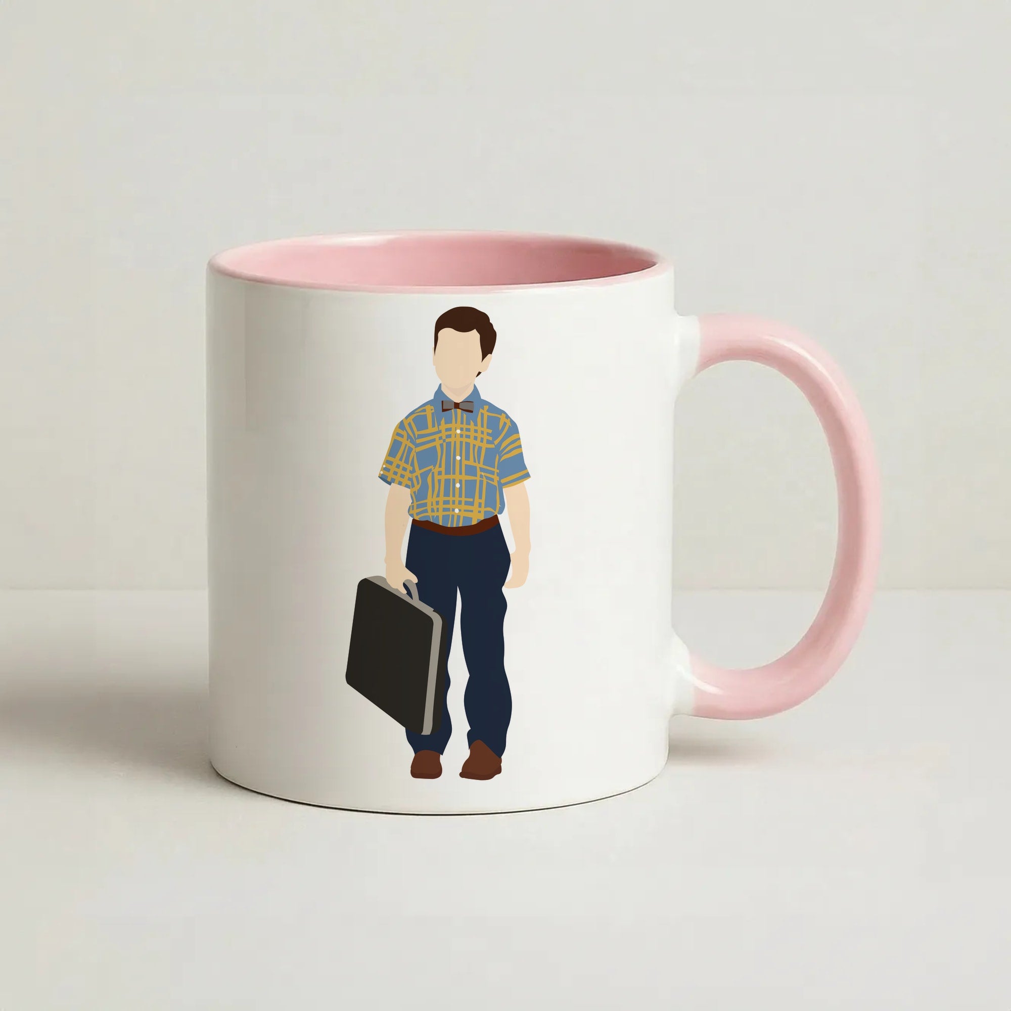 First Day - Sheldon Coffee Pink Mug