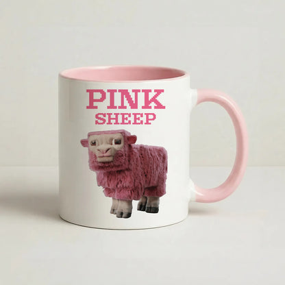 Pink Sheep Coffee Pink Mug
