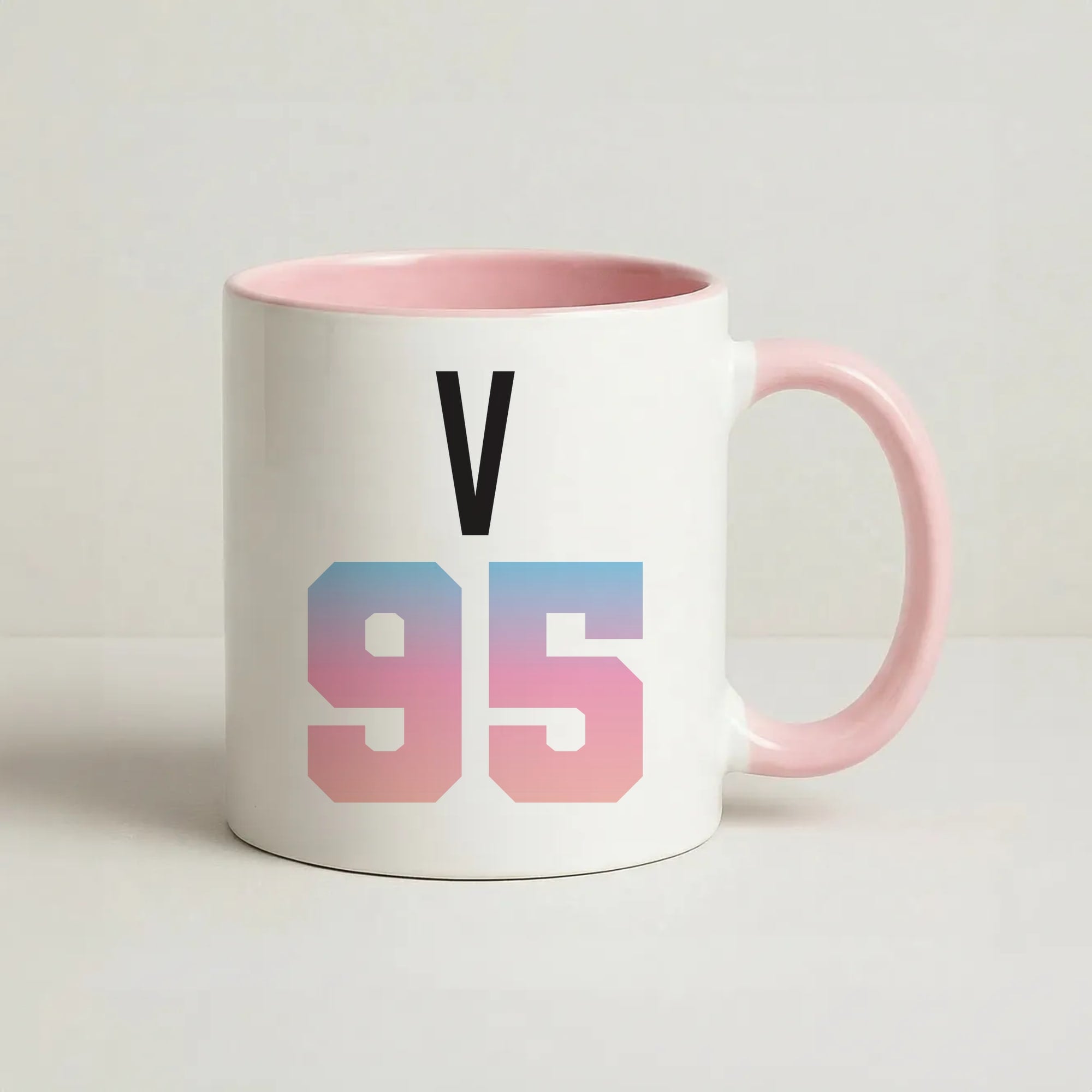 V 95 Coffee Pink Mug