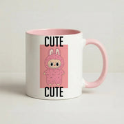 Cute Pink Monster Mug 2
