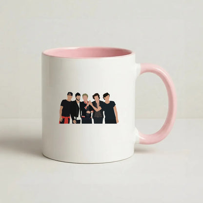 The 1D Crew Coffee Pink Mug