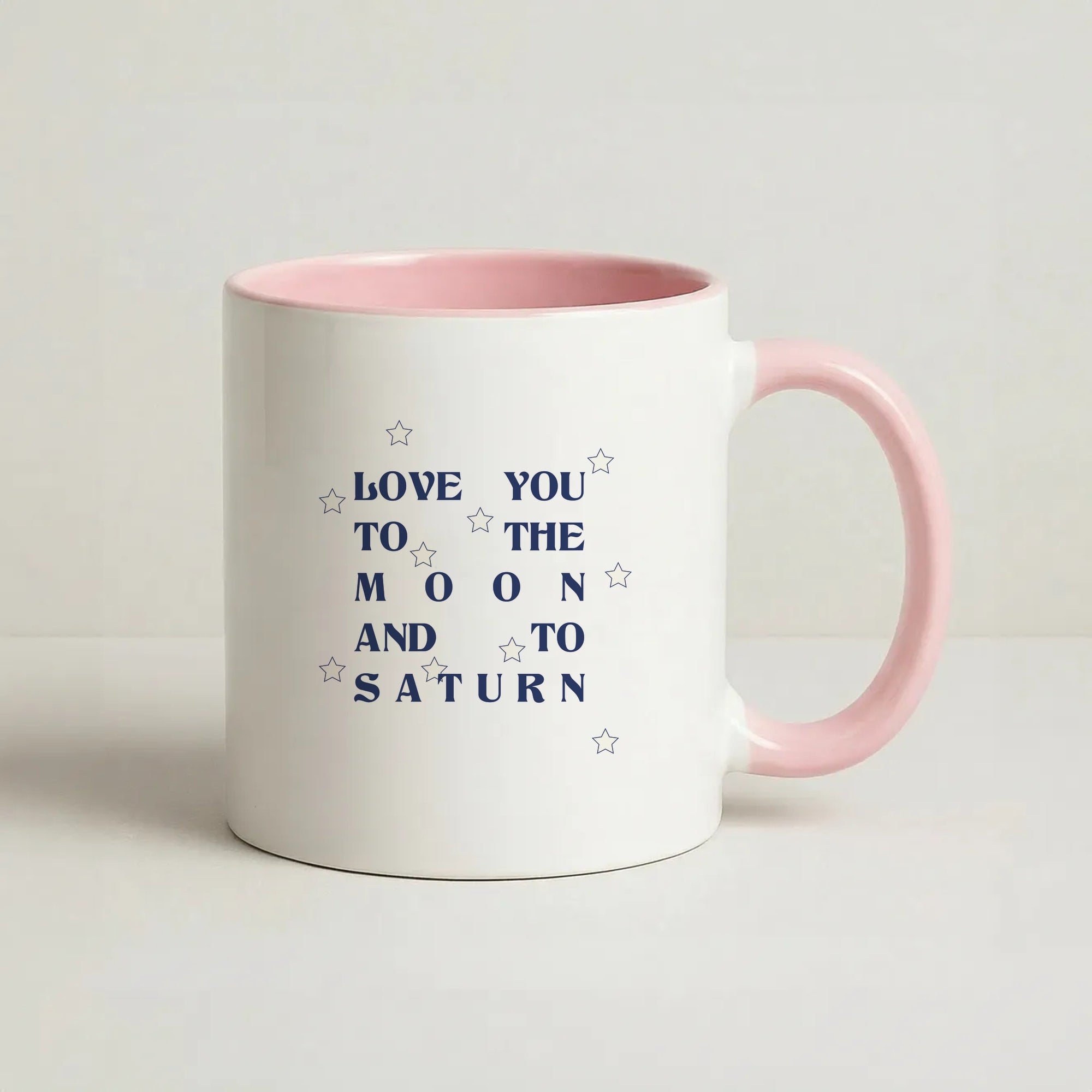Love You To The Moon And To Saturn - Taylor Coffee Pink Mug