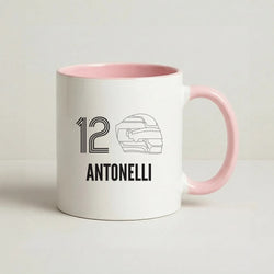Antonelli Helmet 2026 Coffee Pink Mug