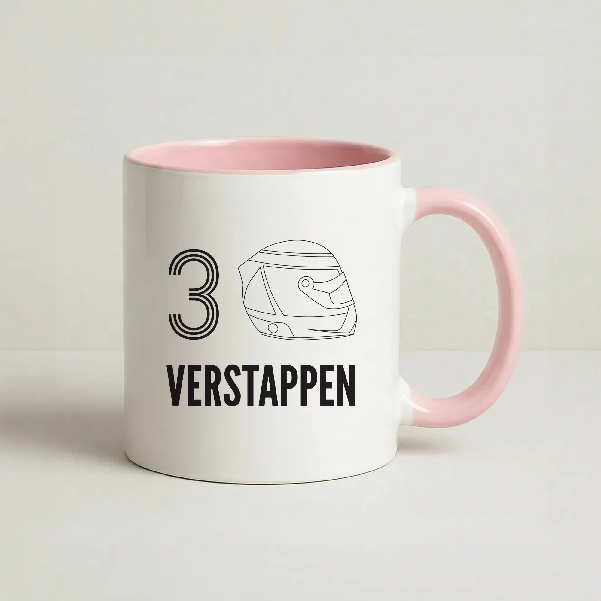 Verstappen Helmet 2026 Coffee Pink Mug