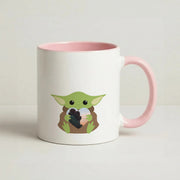 Baby Yoda - Personalised Couples Mug 2