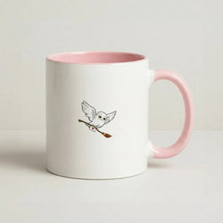 Messenger Owl Hedwig Coffee Pink Mug
