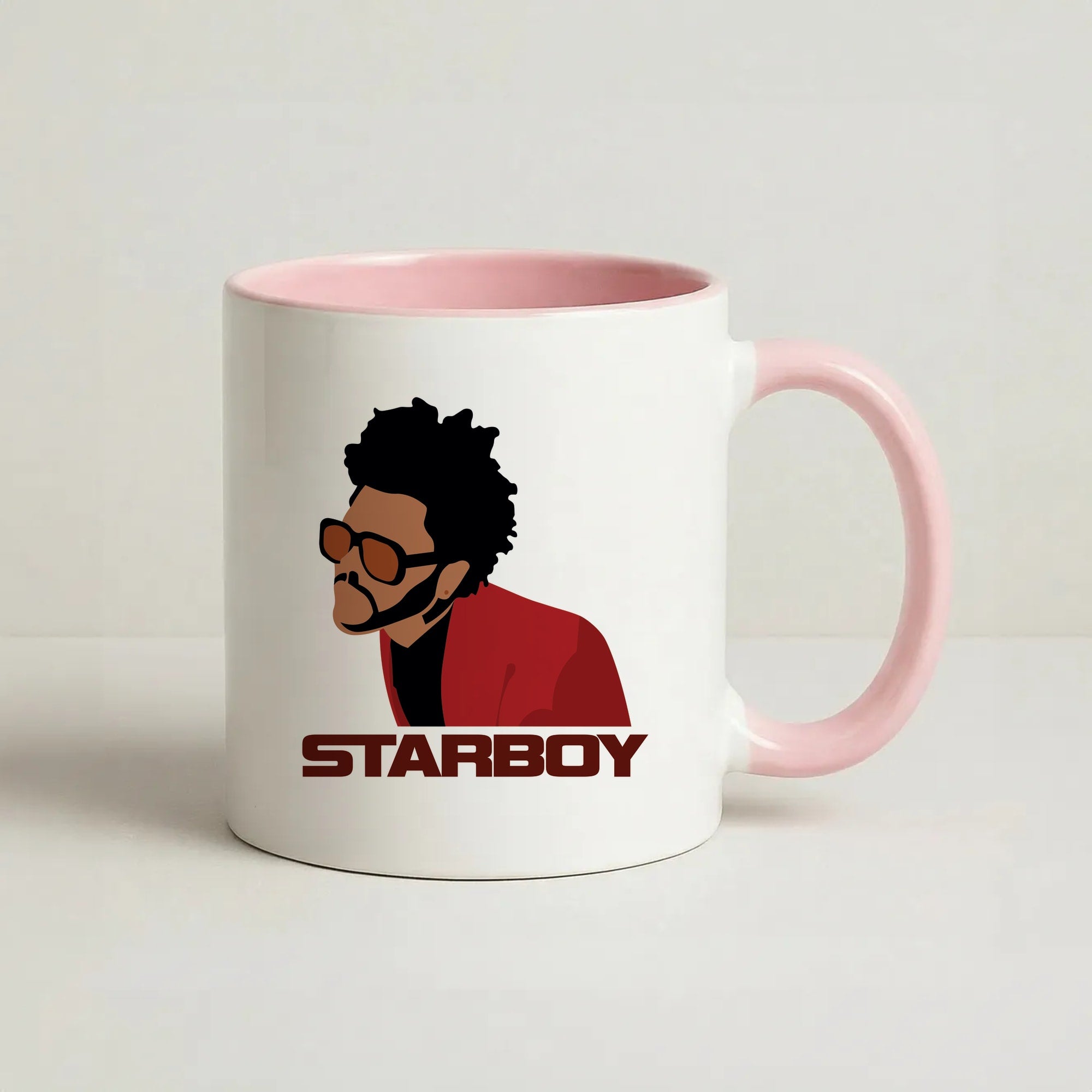 Starboy Singer Title Coffee Pink Mug