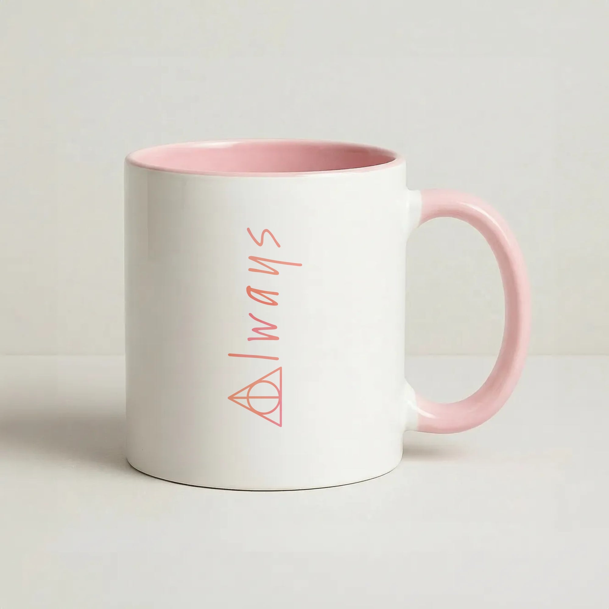 Deathly Always Coffee Pink Mug