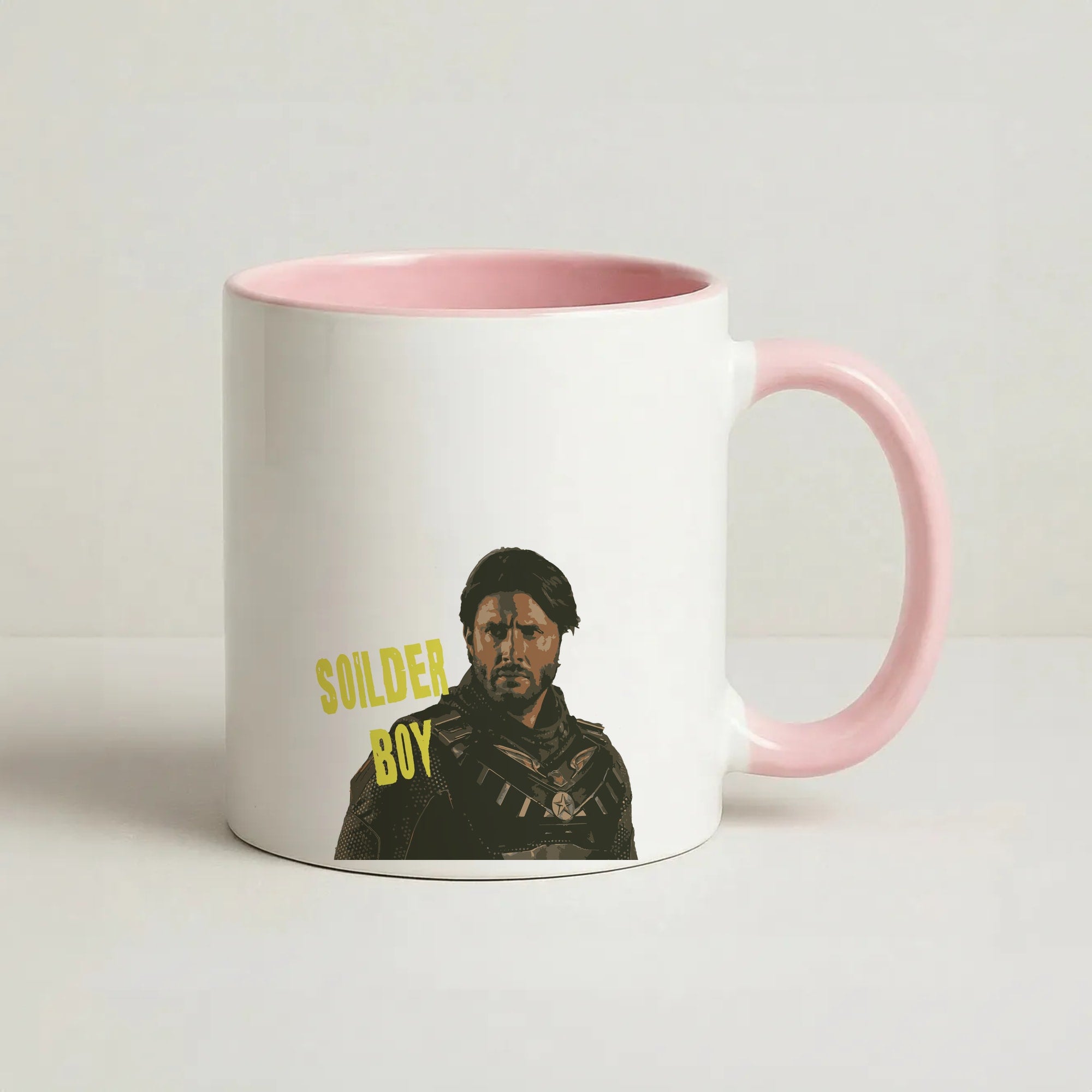 Soldier Boy Coffee Pink Mug
