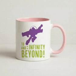 Infinity And Beyond Coffee Pink Mug