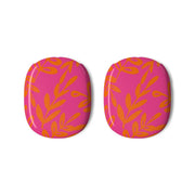 Pink & Orange Leaves - Foliage AirPods Max Case 3