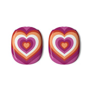 Lesbian Pride Heart AirPods Max Case 3