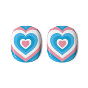 Trans Pride Heart AirPods Max Case 3