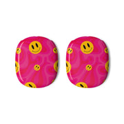 Pink Wavey Smileys Pattern AirPods Max Case 3
