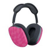 Pink Trippy Checkerboard Pattern AirPods Max Case 2
