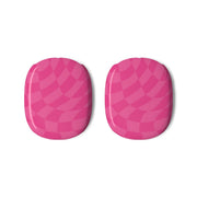 Pink Trippy Checkerboard Pattern AirPods Max Case 3
