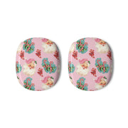 Pink Vintage Santa Christmas AirPods Max Case 3