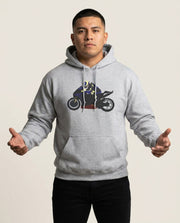 Purple Motorbike - Motorbike Hoodie 1
