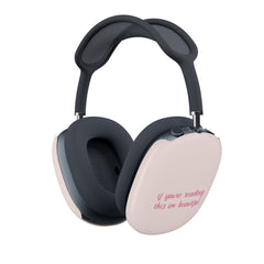 If You're Reading This Im Beautiful - Funny Quotes AirPods Max Case