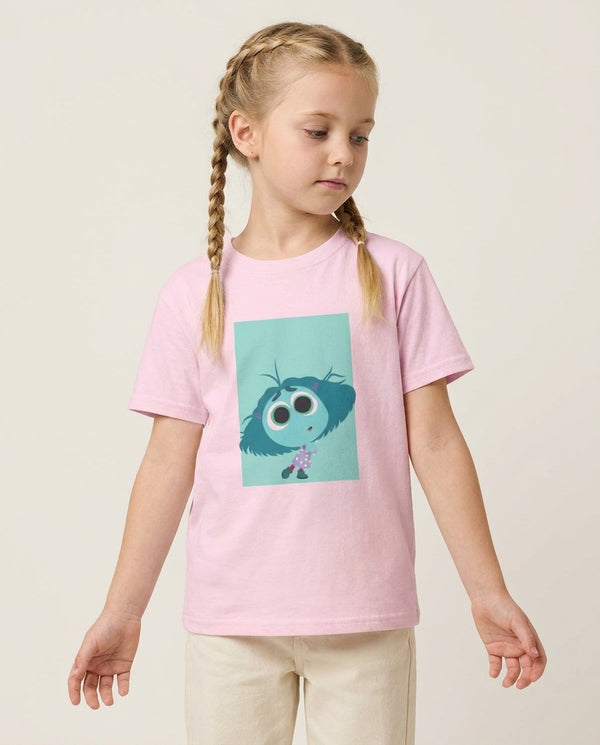 Envy - Inside Out Kids T-Shirt — Pink Front, worn