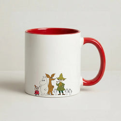 Moom Characters Coffee Red Mug
