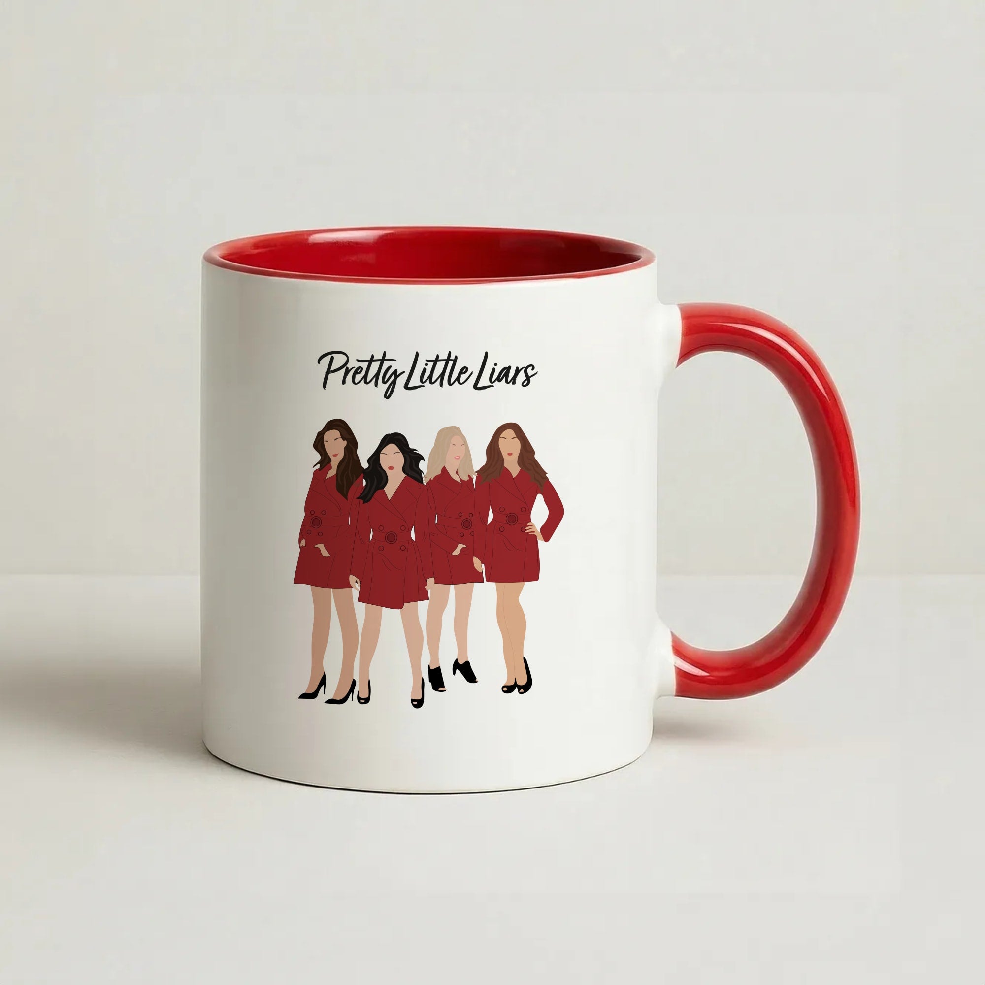 Girls - PLL Coffee Red Mug