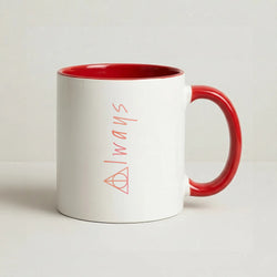 Deathly Always Coffee Red Mug