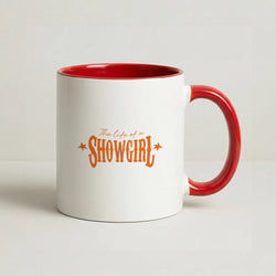 TLOAS Orange Coffee Red Mug